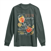 Aperol Spritz Long Sleeve Shirt Cocktail Recipe Drinking Lover Gift