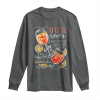Aperol Spritz Long Sleeve Shirt Cocktail Recipe Drinking Lover Gift