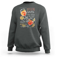 Aperol Spritz Sweatshirt Cocktail Recipe Drinking Lover Gift - Wonder Print Shop