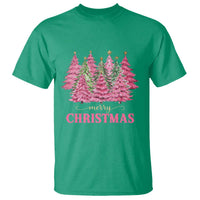 Pink Christmas Tree Farm T Shirt Merry Xmas Ornaments Family Holiday Pajamas - Wonder Print Shop