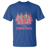 Pink Christmas Tree Farm T Shirt Merry Xmas Ornaments Family Holiday Pajamas - Wonder Print Shop