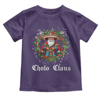 Funny Mexican Santa Toddler T Shirt Cholo Claus Christmas in Mexico