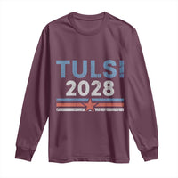 Tulsi Gabbard 2028 Long Sleeve Shirt Support Mrs. President Vintage Retro Grunge
