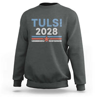 Tulsi Gabbard 2028 Sweatshirt Support Mrs. President Vintage Retro Grunge - Wonder Print Shop