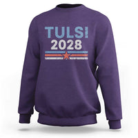 Tulsi Gabbard 2028 Sweatshirt Support Mrs. President Vintage Retro Grunge - Wonder Print Shop