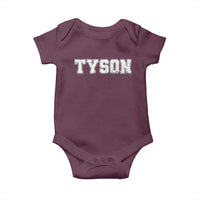 Team Tyson Baby Onesie Family Personalized Name Retro Vintage Minimalism