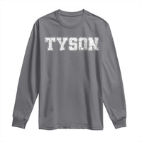 Team Tyson Long Sleeve Shirt Family Personalized Name Retro Vintage Minimalism