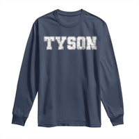 Team Tyson Long Sleeve Shirt Family Personalized Name Retro Vintage Minimalism