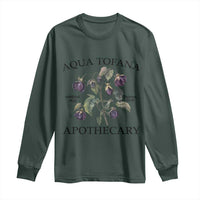 Funny Feminist Long Sleeve Shirt Aqua Tofana Apothecary Vintage Minimalism