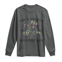 Funny Feminist Long Sleeve Shirt Aqua Tofana Apothecary Vintage Minimalism