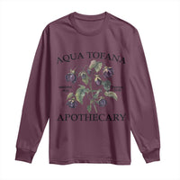 Funny Feminist Long Sleeve Shirt Aqua Tofana Apothecary Vintage Minimalism