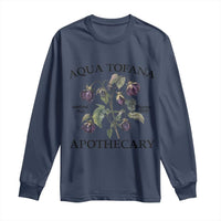 Funny Feminist Long Sleeve Shirt Aqua Tofana Apothecary Vintage Minimalism