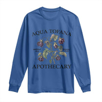 Funny Feminist Long Sleeve Shirt Aqua Tofana Apothecary Vintage Minimalism