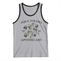 Funny Feminist Tank Top Aqua Tofana Apothecary Vintage Minimalism
