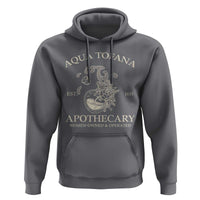 Funny Feminist Hoodie Aqua Tofana Apothecary Est 1633 Retro Vintage