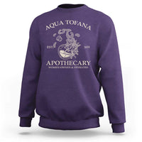 Funny Feminist Sweatshirt Aqua Tofana Apothecary Est 1633 Retro Vintage - Wonder Print Shop