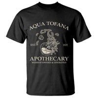 Funny Feminist T Shirt Aqua Tofana Apothecary Est 1633 Retro Vintage - Wonder Print Shop
