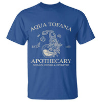 Funny Feminist T Shirt Aqua Tofana Apothecary Est 1633 Retro Vintage - Wonder Print Shop