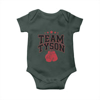 Team Tyson Baby Onesie Family Personalized Name Retro Red