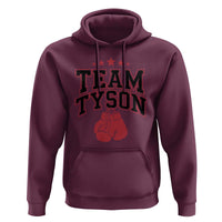 Team Tyson Hoodie Family Personalized Name Retro Red