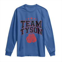 Team Tyson Long Sleeve Shirt Family Personalized Name Retro Red