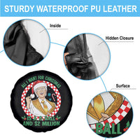 Funny Christmas Wish Billy Meme Spare Tire Cover A 8 Ball and 2 Million Dollars Baby Uncle Santa Hat - Wonder Print Shop