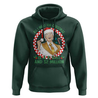 Funny Christmas Wish Billy Meme Hoodie A 8 Ball and 2 Million Dollars Baby Uncle Santa Hat - Wonder Print Shop