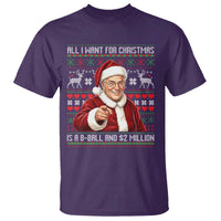 Funny Christmas Wish Billy Meme T Shirt A 8 Ball and 2 Million Dollars Baby Uncle Cosplay Santa - Wonder Print Shop