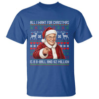 Funny Christmas Wish Billy Meme T Shirt A 8 Ball and 2 Million Dollars Baby Uncle Cosplay Santa - Wonder Print Shop
