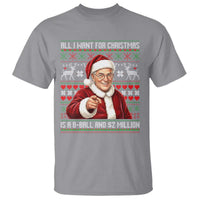 Funny Christmas Wish Billy Meme T Shirt A 8 Ball and 2 Million Dollars Baby Uncle Cosplay Santa - Wonder Print Shop