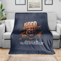 Good Better Best Motivational Fierce Graphic Throw Blanket - Wonder Print Shop