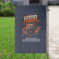 Good Better Best Motivational Fierce Graphic Garden Flag - Wonder Print Shop