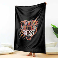 Good Better Best Graphic Throw Blanket Motivational Football Fans - Wonder Print Shop