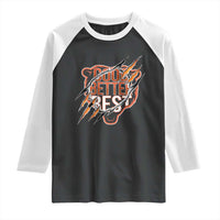 Good Better Best Graphic Raglan Shirt Motivational Football Fans - Wonder Print Shop