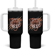 Good Better Best Graphic Tumbler With Handle Motivational Football Fans - Wonder Print Shop