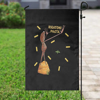 Funny Rigatoni Pasta Marcus The Worm Garden Flag Dramatic Pasta Lover Foodie Meme - Wonder Print Shop