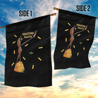 Funny Rigatoni Pasta Marcus The Worm Garden Flag Dramatic Pasta Lover Foodie Meme - Wonder Print Shop