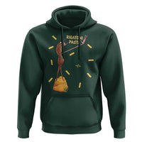 Funny Rigatoni Pasta Marcus The Worm Hoodie Dramatic Pasta Lover Foodie Meme - Wonder Print Shop
