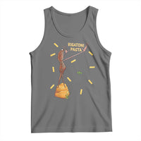 Funny Rigatoni Pasta Marcus The Worm Tank Top Dramatic Pasta Lover Foodie Meme - Wonder Print Shop