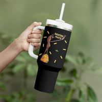 Funny Rigatoni Pasta Marcus The Worm Tumbler With Handle Dramatic Pasta Lover Foodie Meme - Wonder Print Shop