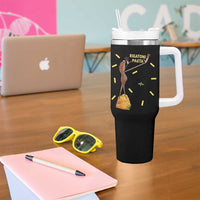 Funny Rigatoni Pasta Marcus The Worm Tumbler With Handle Dramatic Pasta Lover Foodie Meme - Wonder Print Shop