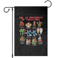 The 12 Brainrots of Christmas Garden Flag Funny Cursed Meme Holiday Gag Gift - Wonder Print Shop