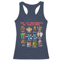 The 12 Brainrots of Christmas Racerback Tank Top Funny Cursed Meme Holiday Gag Gift - Wonder Print Shop