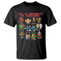 The 12 Brainrots of Christmas T Shirt Funny Cursed Meme Holiday Gag Gift - Wonder Print Shop