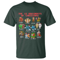 The 12 Brainrots of Christmas T Shirt Funny Cursed Meme Holiday Gag Gift - Wonder Print Shop