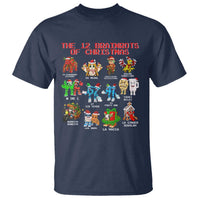 The 12 Brainrots of Christmas T Shirt Funny Cursed Meme Holiday Gag Gift - Wonder Print Shop