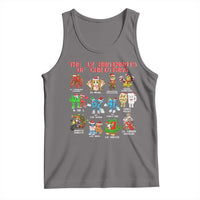 The 12 Brainrots of Christmas Tank Top Funny Cursed Meme Holiday Gag Gift - Wonder Print Shop