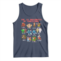 The 12 Brainrots of Christmas Tank Top Funny Cursed Meme Holiday Gag Gift - Wonder Print Shop