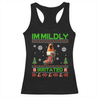 Mildly Irritated Marcus the Worm Meme Racerback Tank Top Funny Christmas Stocking Weirdcore - Wonder Print Shop