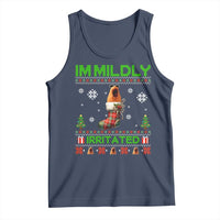 Mildly Irritated Marcus the Worm Meme Tank Top Funny Christmas Stocking Weirdcore - Wonder Print Shop